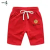 Baby jongens shorts broeken voor meisjes kinderen katoenen zachte sport strand kinderen tieners korte elastische taille broek 210723