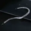 2021 Nieuwe Luxe Prinses Cut 18 cm 925 Sterling Zilveren Armband Bangle voor Vrouwen Verjaardag Gift Sieraden Groothandel Moonso S5776