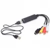 USB 2.0 TV Video Audio VHS to DVD HDD Converter Capture Card Connectors Cables For Win7/8/XP