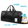 Outdoor Bags Leather Gym Bag Fitness Sports Dry Wet Handbags For Men Women Training Shoulder Traveling Sac De Sport 2022