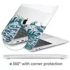 Konfigurowalny MacBook Case Dla Powietrza Pro Retina 16 15 14 13 cal 174 Kryształ Wyczyść wzory Projekt Drukuj Hard Front Powrót Full Body Laptop Przypadki Klawiatura