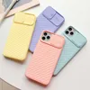 Camera Lens Protection Liquid Silicone Cases on For iPhone 11 8 7 6 6s Plus Xr Xs Max X 12 push and Pull Cover