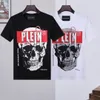 Plein Bear T Shirt Mens Designer Tshirts Rhinestone Skull Män t-tröjor Klassisk högkvalitativ hiphop Streetwear Tshirt Casual Top Tees PB 16170