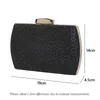 Retro Weave Evening Bag For Women Glitter Sequin Clutch Bag Wedding Luxury Designer Handbag Shoulder Crossbody Party Purse