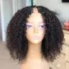 Afro Kinky Curly U Part Wig Human Hair Brazilian Remy 150 Density Glueless