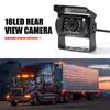 Capteurs de stationnement de vue de la vue de la voiture 18 LED TRAPHIER DE VISION HD VISION HD CAME VÉHICULE À VICHIE CONDUSTE