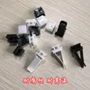 Andere Feestelijke Feestartikelen Huis Tuin2500 Stuks Outlet Clips Metaallegering Wit Zwart Kleur Diy Motief Per Clip Decoratieve Auto Vents Klemmen