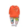 3 -stks peuter babyjongen kleding outfits capuchon coat+t shirt+broek kinderen sets kinderen jongens kleding sets 57 z2