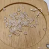 Vendre 2000pcs lots utiles blancs en plastique transparent en plastique boucles d'oreilles arrière 4 mm de boucles d'oreilles bricolage accessoires 6234884