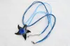 Fashion Wholesale 6color Necklaces Handmade Murano Lampwork Glass Mix Color Inner Flower Starfish Pendants Necklace