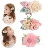 3 pièces / ensembles de coiffure de fleur de simulation rose Party Favor épingle à cheveux polyvalente de princesse épingles à cheveux naturelles et belles épingles à cheveux T9I001324