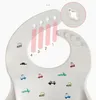 15 Baby waterproof Silicone Bib 20 colors children039s saliva rice wash Mother and baby products C10820A19505267