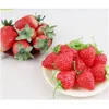 konstgjorda jordgubbar frukt