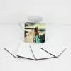 9*9 cm Sublimatie Coaster Houten Blanco Placemats Met Kurk MDF Warmte Isolatie Thermische Transfer Cup Pads DIY