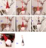 Albero di Natale Appeso Gnomi Ornamenti Svedese Fatto a mano Peluche Gnomo Elfo di Babbo Natale Ornamento da tavola Appendere Decorazioni Home Decor HH9-3360