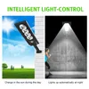 COB Solar Lamp Motion Sensor Outdoor LED Wall Lights Waterproof 3 Modes Sunlight Garden Lamps with Remote Pole