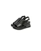 Chaussures habillées Sandales à semelles épaisses Pente pour femmes avec 2021 Version coréenne d'été de la bouche de poisson creuse Talons hauts romains