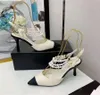 Scarpe eleganti da donna classiche moda di marca di buona qualità Scarpe con tacco alto in pelle Sandali firmati da donna Scarpe casual comode da donna C908150