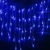 Cuerdas para decoración al aire libre 5m Droop 0,4-0,6 m cortina carámbano luces de cadena Led 220V/110V jardín Navidad Luminaria guirnalda decorativa
