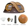 Desert& Automatic Pop-up Tent, 3-4 Person Outdoor Instant Setup 4 Season Waterproof for Hiking, Camping, Travelling 220216