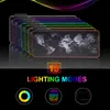 Gaming Gamer Computer pad RGB Backlit Mause Pad Large Mousepad XXL Desk Keyboard LED Mice Mat