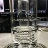 Sigara geri dönüştürücü boru cam su bonglar Bubbler borular matris yağ teçhizatları çift lastik filtre sistemi duman aksesuarları 18mm