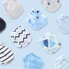 3 варианта моды младенца против царапин перчатки новорожденного защиты лица хлопчатобумажные варежки 2516 q2