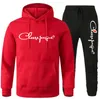 Trainingspakken Mannen Vrouwen Merk Sweatshirt Sportieve Fleece Sportscholen Lente Jas + Broek Casual Heren Trainingspak Sportkleding Fitness