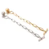 Trendy Female Alloy Bracelets Gold Silver Color Chain Charms Bracelet For Women Fashion 2021 Handmade Copper Gift Jewelry