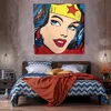 Wonder Femme Home Decor Grande Peinture à l'huile sur toile Headcrafts / HD Imprimer Mur Art Pictures Personnalisation est acceptable 21081015
