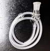 Clear Glass Vaporizer Whip för ersättningsdiameter 18mm Snuff Snorterförångare Slang 39 tum Lång rördelar Renare Mun Tips Sestshop