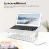 ABD Stok Laptop Standı Bilgisayar Standı Pedleri Alüminyum Yükseltici Ergonomik Tutucu Macbook Hava Pro Dell XPS için Uyumlu Daha Fazla 10-17 inç A02 A45