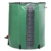 ABD Stok 50Gal PVC Ölçekli Yağmur Kovası Yeşil PVC Mesh 200 L A31 A18 A21