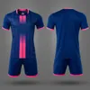 Blank Kids Soccer Jersey Short Set Adult Football Kits Clothes Men Tracksuit Children Training Suit Sport Wear Uniforymf