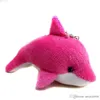 Lovely Mixed Color Mini Cute Dolphin Charms Kids Plush Toys Home Party Pendant Gift Decorations2513797