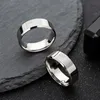 Anello creativo con bandiera USA in acciaio inossidabile da 8 mm per uomo Donna Anelli sportivi per feste di alta qualità Nessun colore sbiadito a grandezza naturale Spedizione gratuita