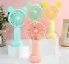 Handle Mini USB Gadgets Portable 5V Rechargable Fan for Student and Office With Gift Box ZZA6620