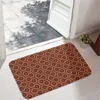 Alfombra Hexagonal brillante, alfombrilla absorbente antideslizante para suelo, felpudo de entrada para baño, dormitorio, sala de estar, decoración para baño, Tapete 220301