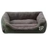 Super Grote Hond Sofa Bed Waterdichte Bodem Zachte Fleece Nest Mandketten Mat Pet Herfst Winter Warm Cozy S House 210924