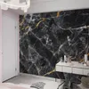 ヨーロッパのタイル3Dの壁紙絶妙な黒い大理石の壁画リビングルームの寝室のキッチン家の装飾絵画壁紙壁紙