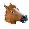 Novelty Latex Mask Halloween Costume Full Face Horrible Horse Head Masquerade Props s Party Supplieskd