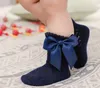 Baby Girls princess socks 8 color kids bowknot summer hollow out sock INS children bows fashion student hosiery S1265