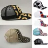 Mode Sonnenblume Caps 7 Stile Kuh Leopard Regenbogen Drucken Baseball Hut Frauen Männer Serape Mesh Visier Hut FHD01