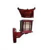 Antieke Chinese Retro Houten Wandlamp Blaker Licht E27 Restaurant El Bedroom Wall Sconce Vintage Light Armatuur Art Deco 210724