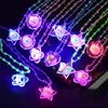 Glitter flash decorazione acrilica collana lampada a led novità mercato notturno caldi giocattoli creativi per bambini luminosi illuminano i giocattoli bagliori