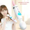 Japan kvinnliga sexleksaker Big Magic Wand Massager Vibrator G Spot Clitoris Stimulator Laddar Sexleksaker för Kvinnor Kraftfulla Vibratorp0804