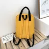 Simple And Fashionable Women's Backpack Nylon Solid Color Waterproof Student School Bag Large Capacity Light Travel Bags 210922