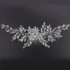 Gelin Vintage Gümüş Full Rhinestones Büyük Saç tarağı Gelin Shinny İnciler ve Kristaller Tavuk Başlığı Gelin Saç Parçası Düğün2266809825