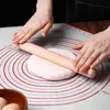 With Scale Solid Wood Rolling Stick Cake Pie Noodles Dumplings Sticks Cake Decoration Dough Baking Kitchen Cooking Tools