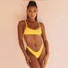 Ruuhee Sexy Bikini 여성 2021 수영복 하이 컷 단단한 수영복 비치웨어 마이크로 수영복 Brazilianbiquinifemale x0522